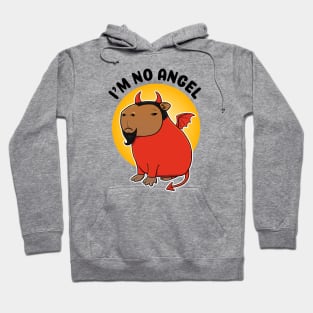 I'm no angel Capybara Devil Hoodie